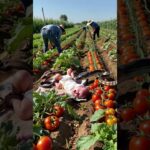 Parents in the garden, baby crying, consequences of neglect