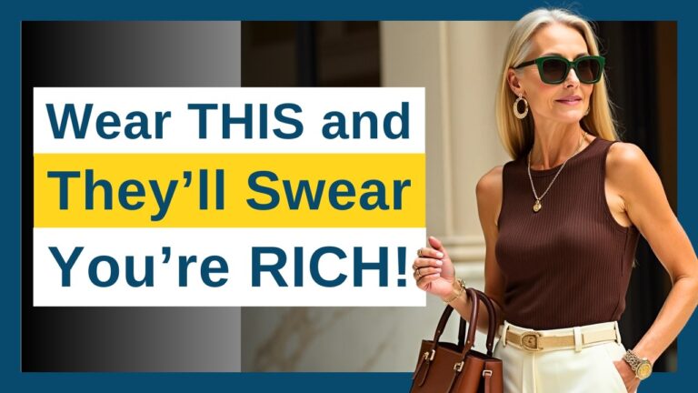 Read more about the article 7 Style Tricks from OLD MONEY Elegant WOMEN Over 50