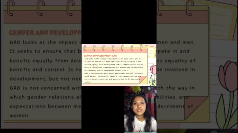 Read more about the article LESSON 22: WOMEN’S ISSUES IN DEVELOPMENT