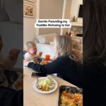 Gentle Parenting my Toddler Refusing to Eat #gentleparenting #parenting #momlife