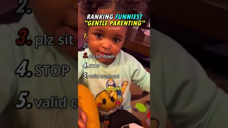 Read more about the article Ranking Funniest “Gentle Parenting Don’t Work” moments