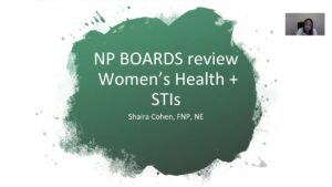 Read more about the article Women’s Health and STIs, for NP boards