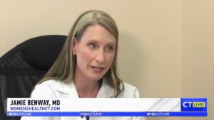 Read more about the article Women’s Health Wednesday on CT LIVE!: Jamie Benway, MD