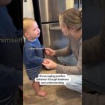 Encouraging Toddler Positive Behavior #momlife #gentleparenting #parenting #toddlers #childbehavior