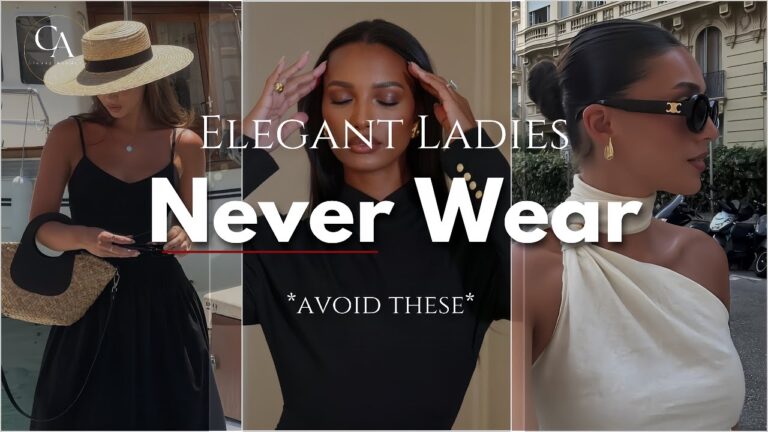 Read more about the article 8 Things Elegant Ladies Never Wear: What to Wear Instead