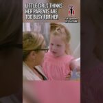 Little girl thinks her parents are too busy to spend