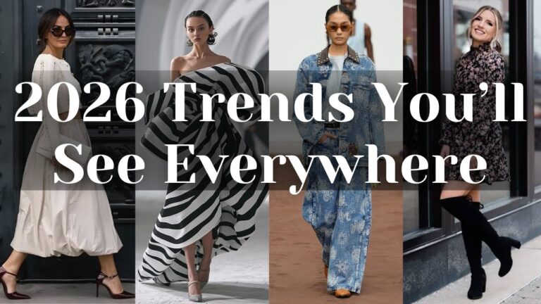 Read more about the article The Biggest Fashion Trends of 2026: Styles Everyone Will Be